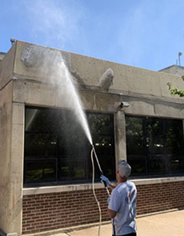 BUILDING EXTERIOR CLEANING