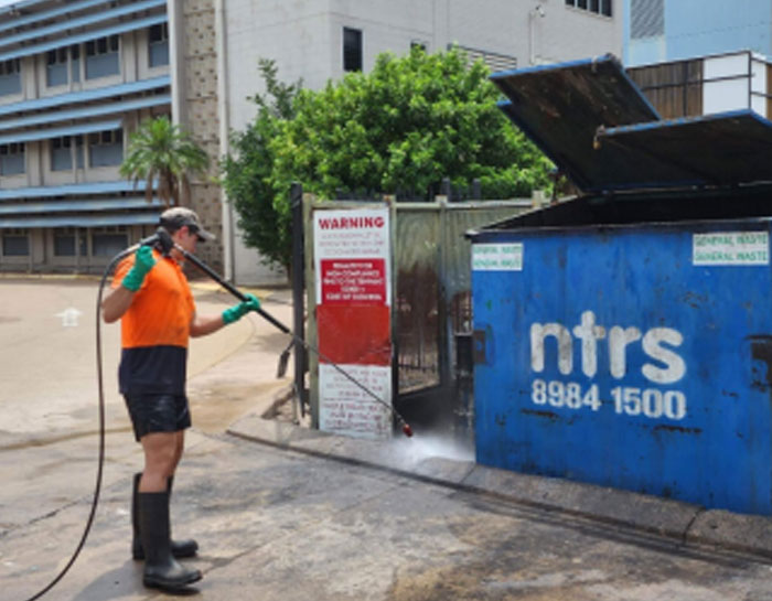 Dumpster Pad Cleaning Darwin & Nearby Areas